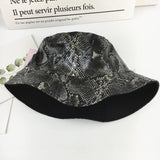 Snake Print Bucket Hat
