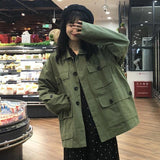 Oversized Cargo Pocket Jacket