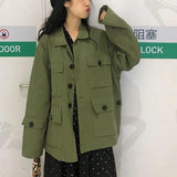 Oversized Cargo Pocket Jacket
