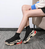 Triple S Sock Platform Sneakers
