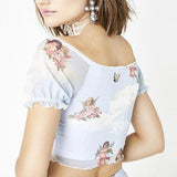 Heaven Cropped Top