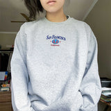 San Francisco California Embroidered Sweatshirt