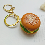 Simulation Hamburger Key Chain