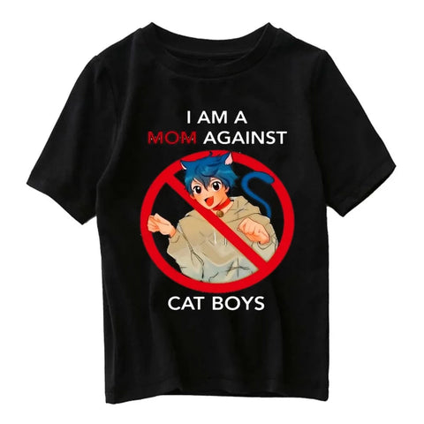 I Am A Mom Against Cat Boys Tee