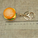 Simulation Hamburger Key Chain