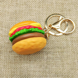Simulation Hamburger Key Chain