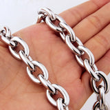 7"-40" Stainless Steel O Link Chain