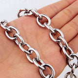 7"-40" Stainless Steel O Link Chain