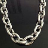 7"-40" Stainless Steel O Link Chain