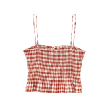 Gingham Plaid Camisole Top