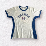 Embroidered France Top