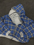 Reversible Plaid Hoodie
