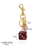 Dice Charms Keychain