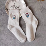 Hello Kitty Knitted Socks