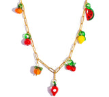 Fruit Charm Necklace