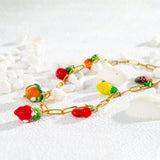Fruit Charm Necklace