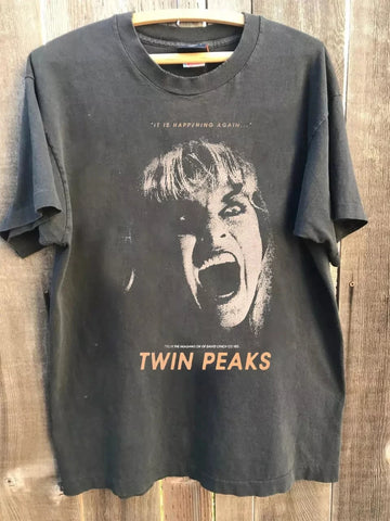 Twin Peaks Laura Palmer Charcoal Unisex Tee
