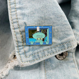 Squidward Window Pin