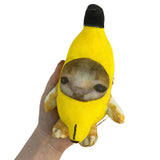 Banana Cat Doll Keychain