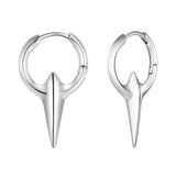 Chrome Dagger Earrings