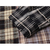 Vintage Patchwork Plaid Shirt