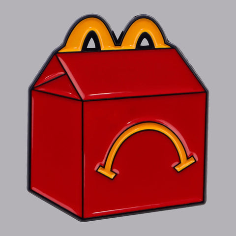 Sad Happy Meal Pin