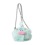 Long Hair Monster Crossbody Bag