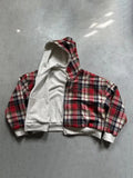 Reversible Plaid Hoodie