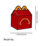 Sad Happy Meal Pin