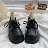 Low Top Leather Boots