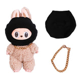 Labubu Clothes: Ski Mask and Chain