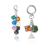 Dice Charms Keychain