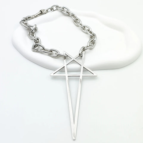 Upside Down Cross Choker