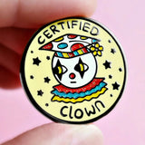 Certified Clown Pin