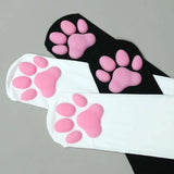 Puff Cat Claw Thigh Socks