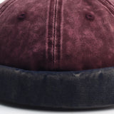 Washed Docker Brimless Cap