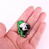 Crying Shiinji Ikari Froggy Chair Pin