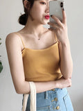Ribbed Halter Crop Tops