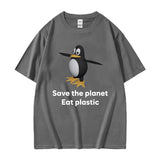Save The Earth Eat Plastic Tee