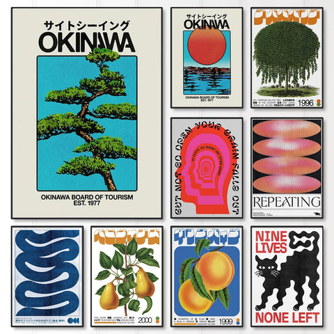 Japanese Okinawa Canvas Posters