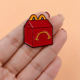 Sad Happy Meal Pin