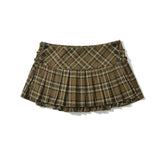 Korean Mini Plaid Skirts