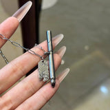 Cigarette Charm Necklace