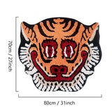 Tibetan Tiger Face Tufted Rug