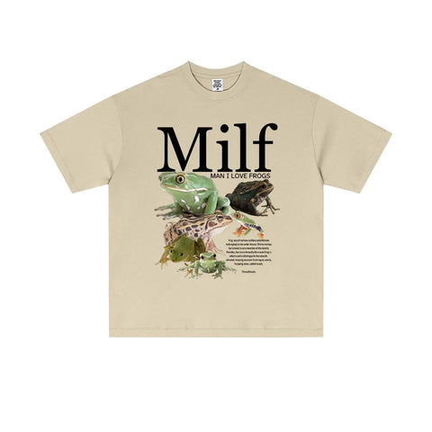 MILF Man I Love Frogs Funny Frogs Tee