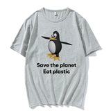 Save The Earth Eat Plastic Tee