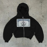 Social Security Zip Up Hoodie