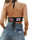 Crochet Knit Cami Top