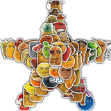58PCS Robloxs Face Sticker Set