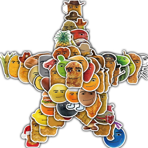 58PCS Robloxs Face Sticker Set